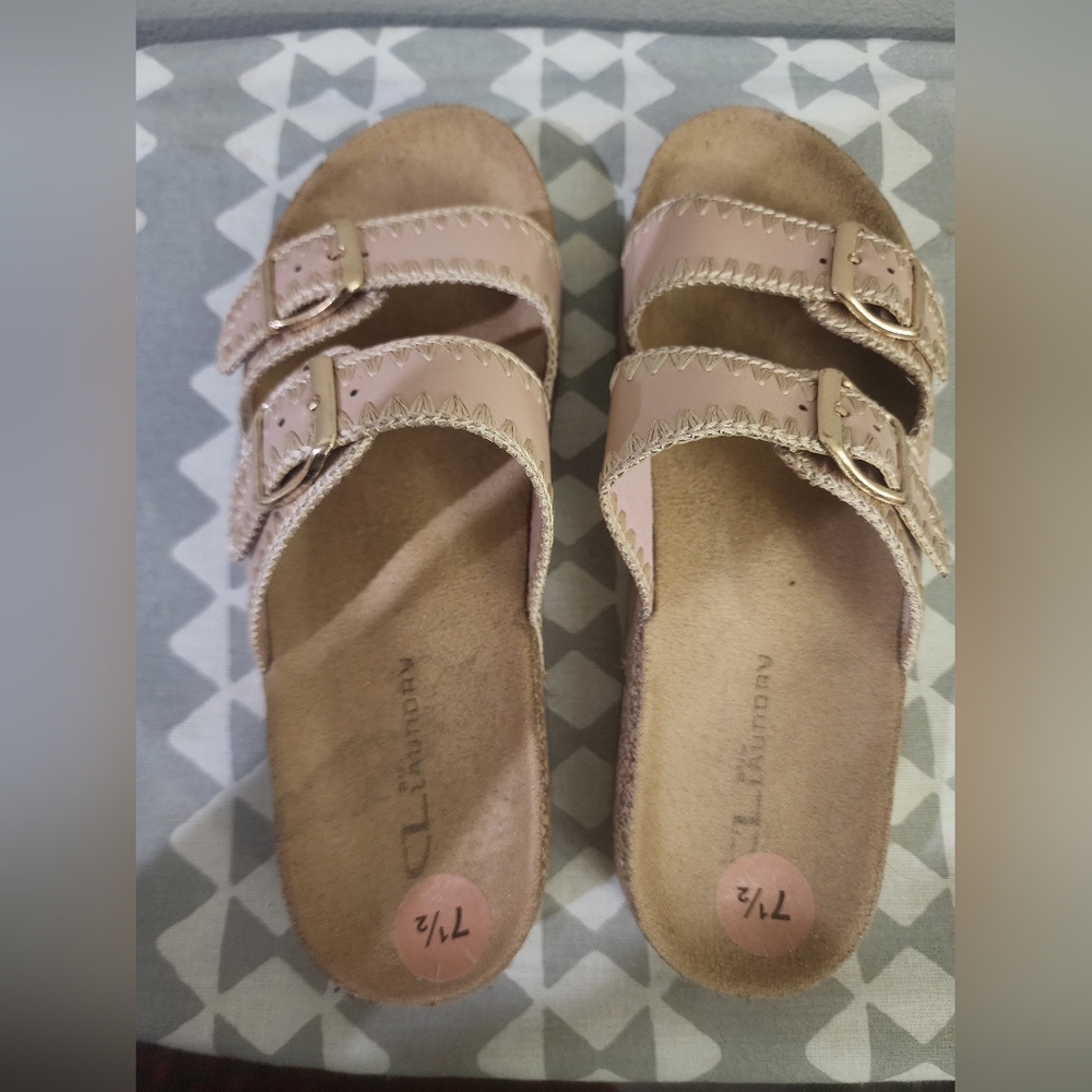 Madden Girl Blush Double Strap Sandals